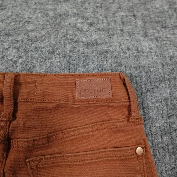 Judy Blue Slim Fit Jeans Womens 0/24 Brown Stretch Denim Pants JB88105BR Casual - Picture 6 of 15